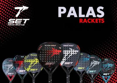 SET BLACK WOLF PADEL RACKET