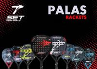 SET BLACK WOLF PADEL RACKET - thumbnail