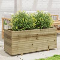 VidaXL Plantenbak 110x40x49,5 cm geïmpregneerd grenenhout - thumbnail