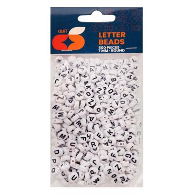 Colorations - ronde letterkralen, 500st. Colorations - ronde letterkralen, 500st.
