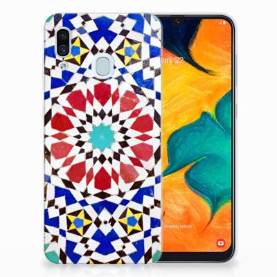 Samsung Galaxy A30 | TPU | Siliconen hoesje | Mozaïek