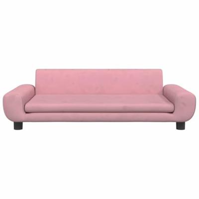 VidaXL Hondenmand 100x54x33 cm fluweel roze