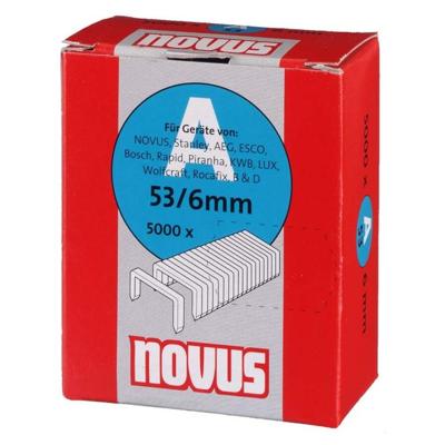 Novus Nietjes 53/6 2000 stuk(s) 106441900 Afm. (l x b) 6 mm x 11.3 mm