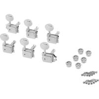 Fender American Vintage Staggered Tuners Nickel/Chrome stemmechanieken voor gitaar (set van 6) - thumbnail
