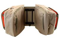 CONTEC dubbele tas "via.tour double rt" ct bag via tour double desert sand, rt - thumbnail