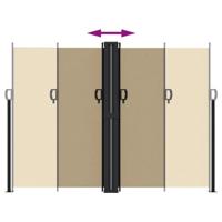 VidaXL Windscherm uittrekbaar 180x600 cm beige - thumbnail