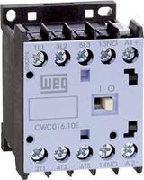 WEG CWC012-10-30D24 Contactor 3x NO 5.5 kW 230 V/AC 12 A Met hulpcontact 1 stuk(s) - thumbnail