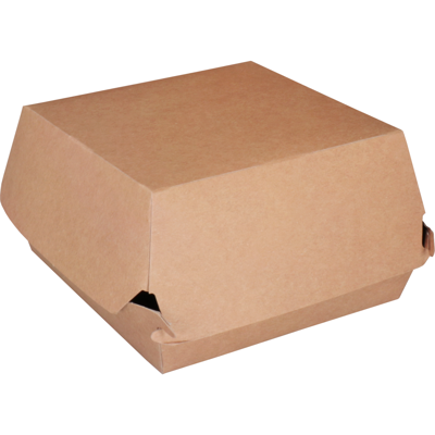 Bak | Karton | hamburgerbox | 115x115x70mm | bruin | 300 stuks