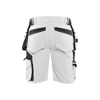 Blåkläder Schildersshort met 4-weg stretch 10881645 | Wit/Donkergrijs | Maat 60 - 7330509750186