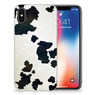 Apple iPhone X | Xs | TPU Hoesje | Koeienvlekken Apple iPhone X | Xs | TPU Hoesje | Koeienvlekken