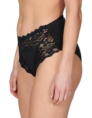 J&C dames tailleslip met kant - microfiber - Kanten vrouwen onderbroek - Elastisch