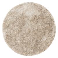 MUST Living Rond Vloerkleed 'Crown' 150cm, kleur Beige - thumbnail