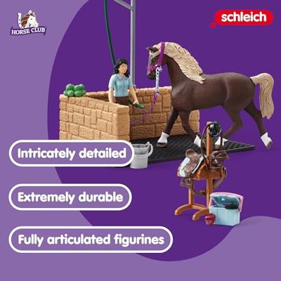 Schleich - Emily & Luna Paarden wasbox - 42438
