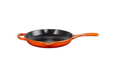 Le Creuset Skillet Signature - Oranjerood - ø 23 cm - geëmailleerde anti-aanbaklaag - thumbnail