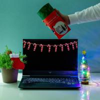 Bureau kerstversiering - thumbnail