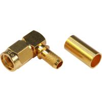 Telegärtner 100024656 100024656 SMA-Reverse-connector Stekker, haaks 50 Ω 1 stuk(s) - thumbnail