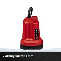 Einhell 4181560 GE-SP 18 LL Li - Solo Dompelpomp voor schoon water 4500 l/h 8 m - thumbnail