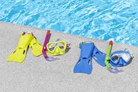 Bestway Junior Snorkel Set Anatomische Riem Kleur Assorti 37-41 +7 Jaar Strand en Zwembad 25019 - thumbnail