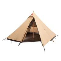 Spatz Wigwam 4 Btc Trekkerstent Brown Sand - thumbnail