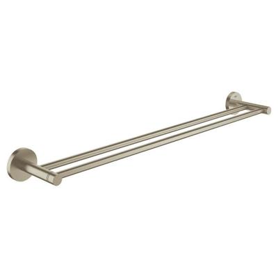 GROHE Essentials Handdoekhouder - 60cm - dubbel - geborsteld nikkel 40802en1