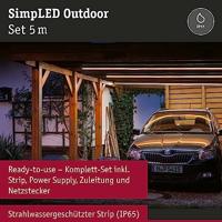 Paulmann SimpLED Outdoor Stripe 78906 LED-strip complete set Met connector (male) 24 V 5 m Warmwit 1 stuk(s) - thumbnail