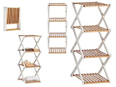 Planken Gift Decor Wit Bruin Hout 32 x 96 x 39 cm Opvouwbaar