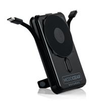 MOJOGEAR NovaMag All-in-1 Powerbank 10.000 mAh - Draadloos Qi2 & ingebouwde kabels - Zwart - thumbnail