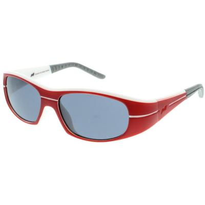 Jill Sport sportzonnebril unisex rechthoekig cat. 3. rood/grijs