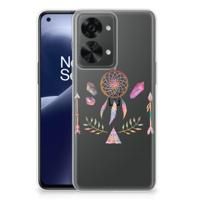 OnePlus Nord 2T Telefoonhoesje met Naam Boho Dreamcatcher - thumbnail