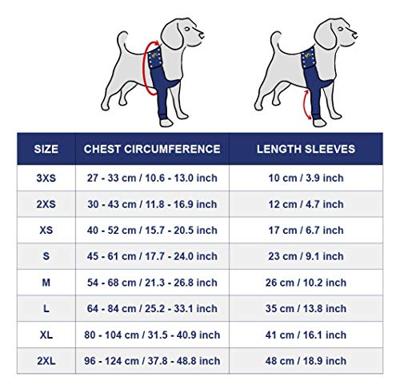 Medical Pet Shirt TAZ Voorpoot Mouwtje XXXS