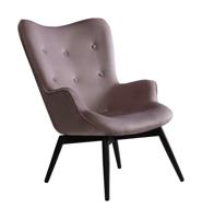 Artistiq Fauteuil 'Anderson', Velvet, kleur Paars - thumbnail