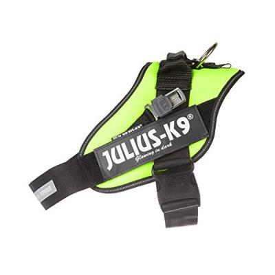 Julius K9 Blindengeleidehond tuig - Neon groen - Maat 2
