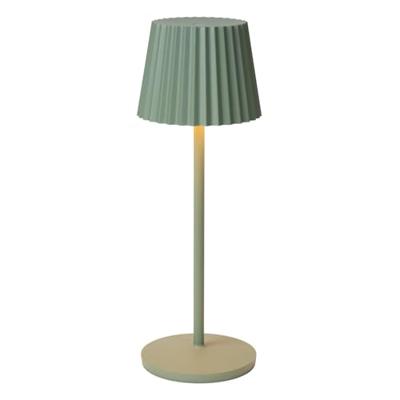 Lucide JUSTINE - Oplaadbare Tafellamp Binnen/Buiten - Accu/Batterij - LED Dimb. - 1x2W 2700K - IP54 - Met draadloos oplaadstation - Groen Lucide JUSTINE - Oplaadbare Tafellamp Binnen/Buiten - Accu/Batterij - LED Dimb. - 1x2W 2700K - IP54 - Met draadloos oplaadstation - Groen