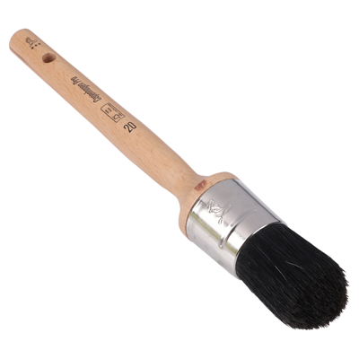 Copenhagen Pro Universeel Patentkwast | Maat 20 | Zwart Chinees varkenshaar | FSC houten steel - 23.104.20