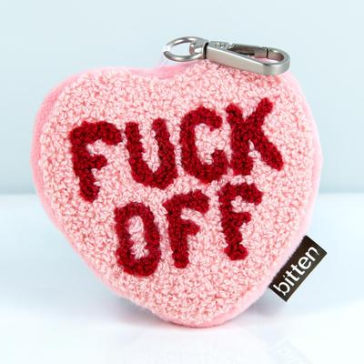 Fuck Off hart sleutelhanger
