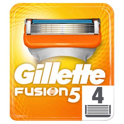 Gillette Fusion 5 Scheermesjes Voor Mannen (4st) Gillette Fusion 5 Scheermesjes Voor Mannen (4st)