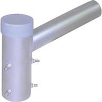 Schuch Schuch Licht Mastopzetstuk met draagarm Staal - thumbnail