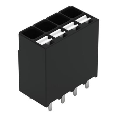 WAGO 2086-1104 Printklem 1.50 mm² Aantal polen 4 Zwart 1 stuk(s)