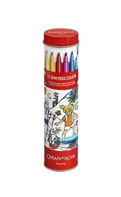 Viltstift caran d'ache swisscolor 10 kleuren