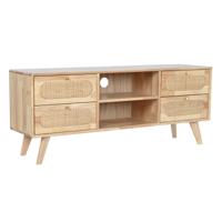 Tv-meubel DKD Home Decor Natuurlijk Metaal Rubberwood 120 x 30 x 48 cm - thumbnail