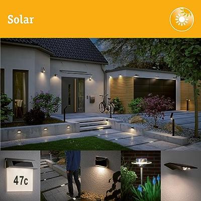 Paulmann 94577 Neda Huisnummerlamp op zonne-energie 1 W Warmwit Antraciet