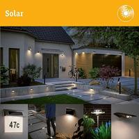 Paulmann 94577 Neda Huisnummerlamp op zonne-energie 1 W Warmwit Antraciet - thumbnail