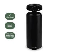 Pedaalemmer brasq 30 liter zwart - thumbnail