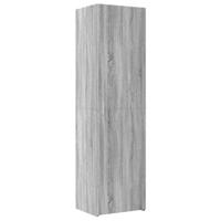 Hoge kast 50x42,5x185 cm bewerkt hout grijs sonoma eikenkleurig - thumbnail