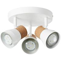 Brilliant Kurken plafondspotMoka 3-lichts - 75734/75 - thumbnail