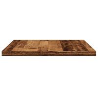 Wandschappen 4 st 60x30x1,5 cm bewerkt hout oud houtkleurig - thumbnail