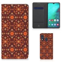 Samsung Galaxy A40 | Hoesje met Magneet | Batik Brown - thumbnail