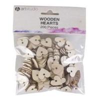 Houten Hartjes Decoratie - thumbnail