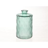 HBX Natural Living Vaas glas vinty ø9xh15cm groen - thumbnail