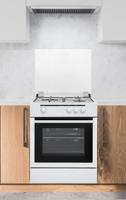 Gasfornuis Vitrokitchen CB5530BB 50 x 55 x 85 Wit - thumbnail